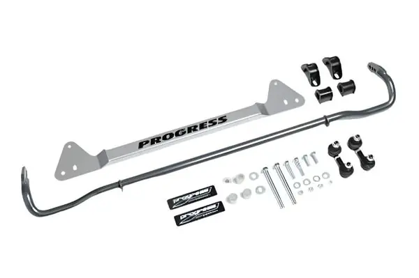 Progress Tech 92-95 Honda Civic / 92-95 Honda Del Sol Tubular Rear Sway Bar (25mm - Adjustable)
