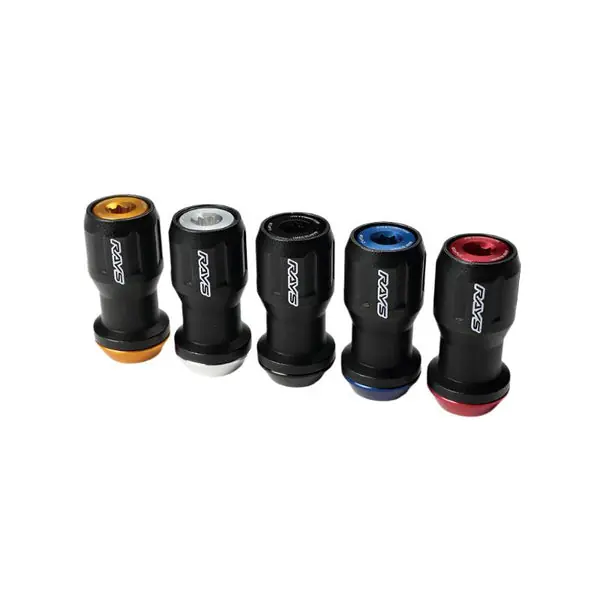 Rays 14x1.50 Formula FN-II Lug Nut Set 20 Special Lugs - Red/Black