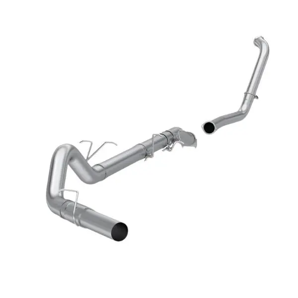 MBRP 03-07 Ford F-250/350 6.0L EC/CC Turbo Back Single Side (Stock Cat) - no Muffler