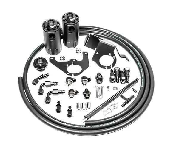 Radium Engineering 09-15 Cadillac CTS-V Dual Catch Can Kit