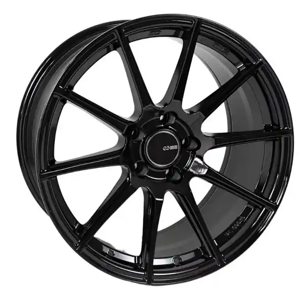 Enkei TS10 18x8 5x112 45mm Offset 72.6mm Bore Black Wheel