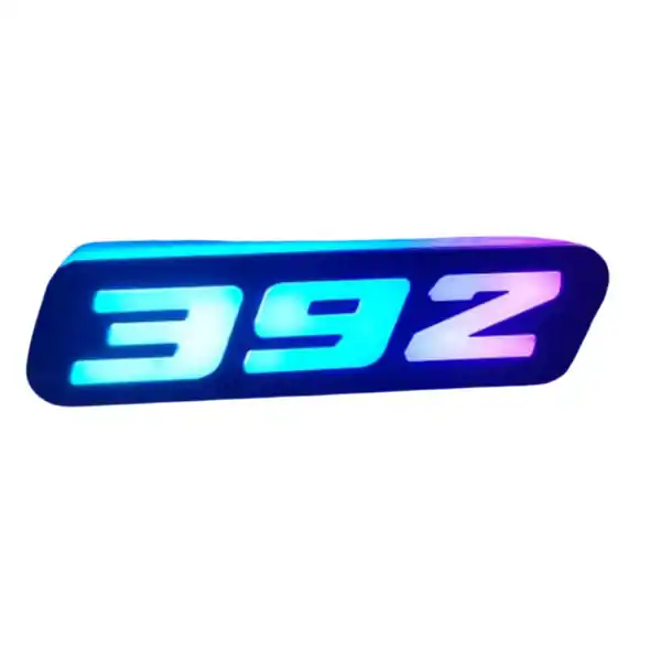 392 LED Grill badge Badge (Multicolor) 2010-2023 Dodge Charger