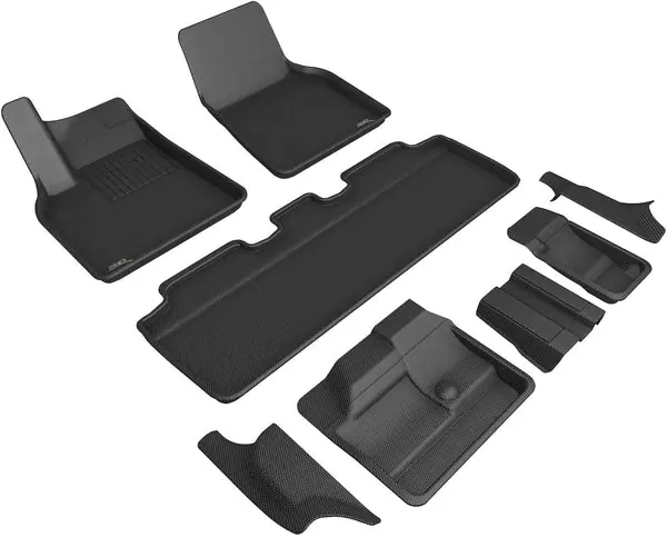 3D Maxpider 21-23 Tesla Model Y 7-Seat Kagu Black R1 R2 R3