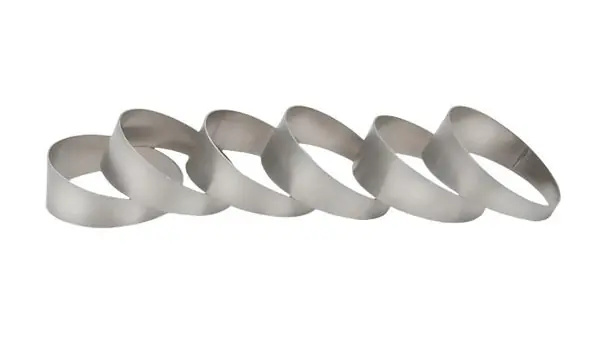 Vibrant 2.00in OD Gr 1 Titanium Pie Cuts