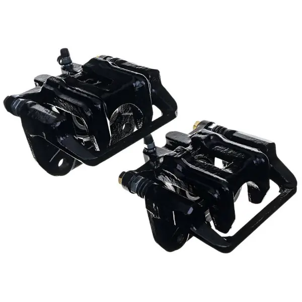 Power Stop 01-03 Acura CL Rear Black Caliper - Pair w/Bracket