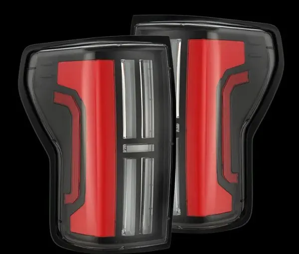 AlphaRex 07-13 Toyota Tundra Nova-Series LED Tail Lights - Black Red
