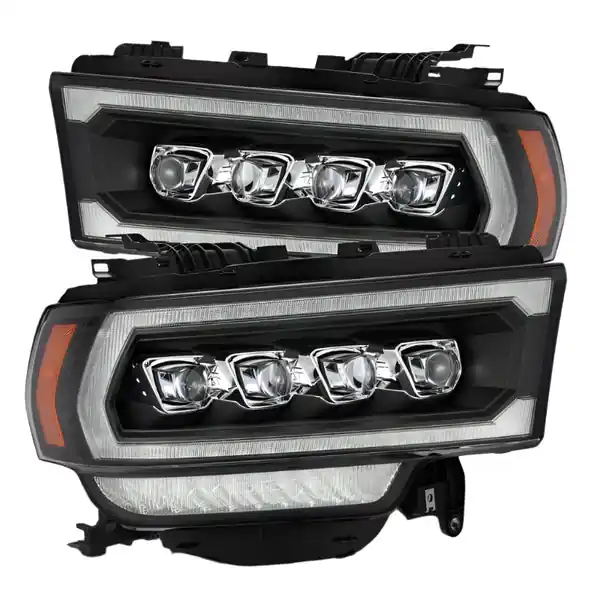19-24 Ram 2500/3500/4500/5500 NOVA-Series LED Projector Headlights Black