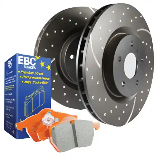 EBC S8 Brake Pad and Rotor Kit