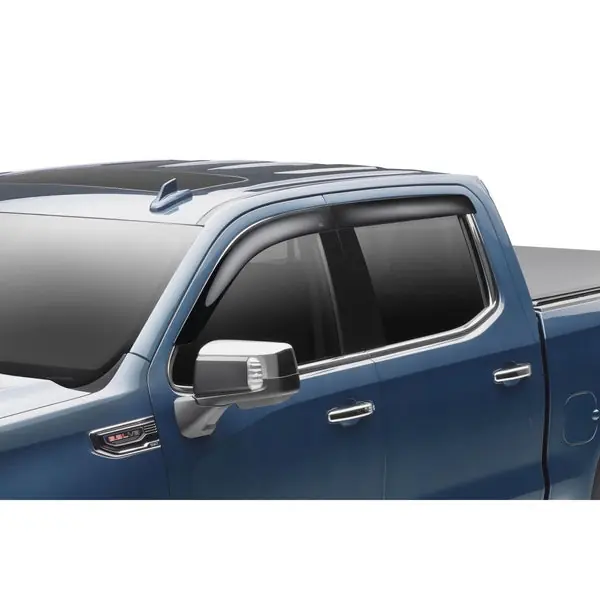 Husky Liners 19-24 Chevrolet Silverado/GMC Sierra 1500 CC Ventvisor Low Profile (4pc) - Smoke