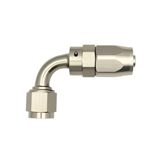 DeatschWerks 6AN Female Swivel 90-Degree Hose End CPE