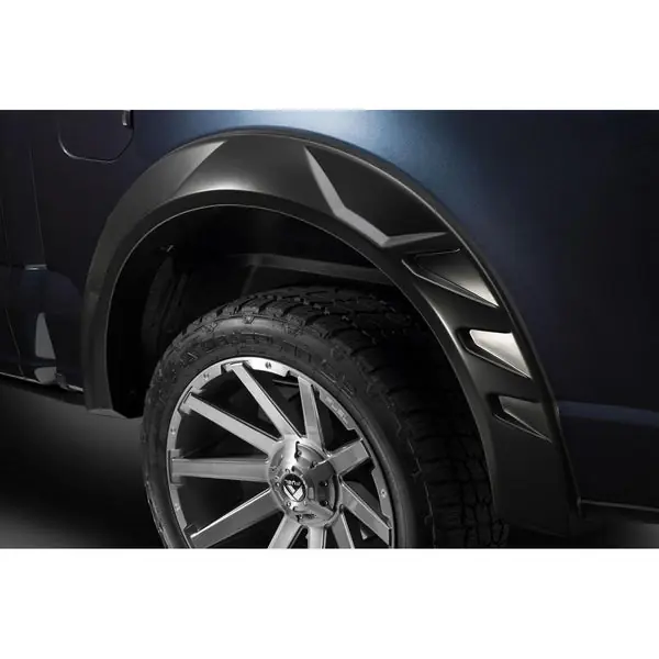 Husky Liners 17-22 Ford F-250/350 Super Duty DRT Style Fender Flares (Smooth) 4pc - Blk