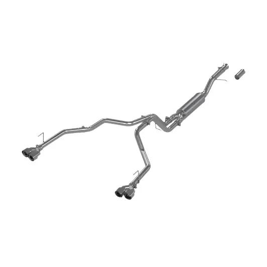 MBRP 2021+ Chevy Tahoe / GMC Yukon Alum. 3in Cat-Back Dual Split Exhaust w/ Quad Tips