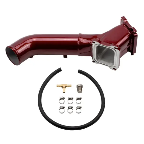Wehrli 01-04 Chevrolet Duramax LB7 S300/S400 Single Turbo 3in Y-Bridge Kit - Raw