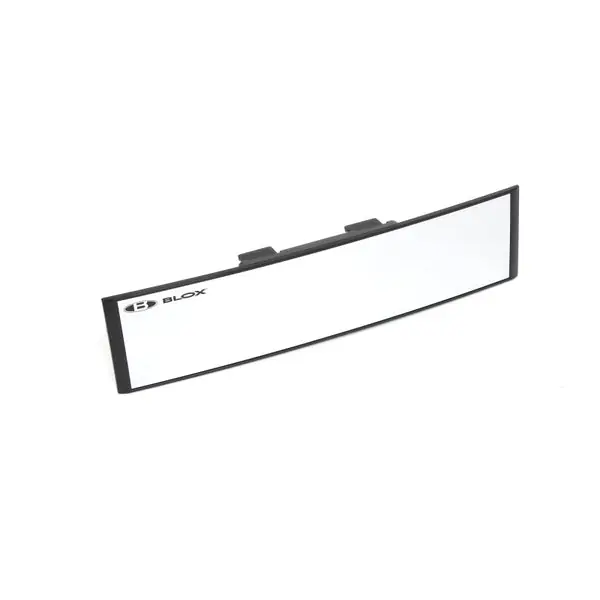 BLOX Racing 290mm Convex Mirror Black Frame No Tint