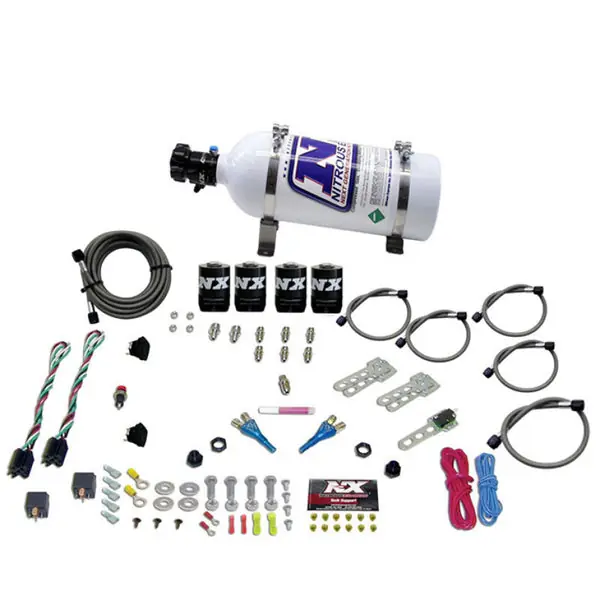Nitrous Express Ford EFI Dual Stage Nitrous Kit (50-150HP x 2) w/5lb Bottle