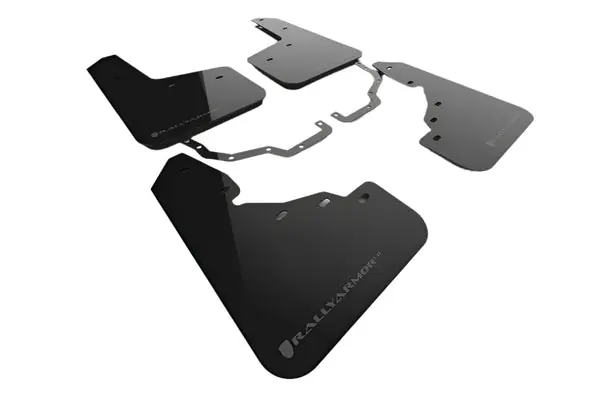 Rally Armor 22-25 Toyota Land Cruiser Black UR Mud Flap Dark Grey Logo