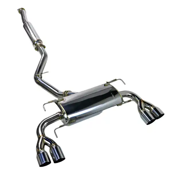 Remark 08-14 Subaru WRX STi GR Hatch Sports Touring Cat-Back Exhaust - SS Quad Tips