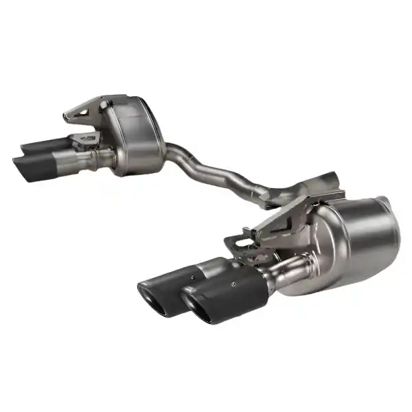 Akrapovic 2024+ Porsche Panamera Slip-On Line (Titanium) w/ Carbon Tips: Requires V6 or V8 fit kit