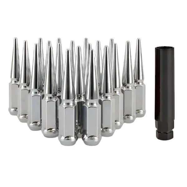 Mishimoto Steel Spiked Lug Nuts M12x1.5 20pc Set - Chrome
