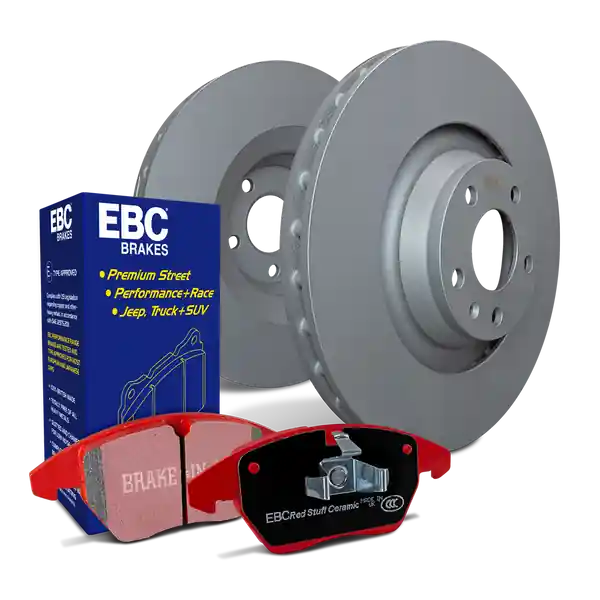EBC S12 Brake Pad and Rotor Kit MERCEDES-BENZ E350 Solid Rears