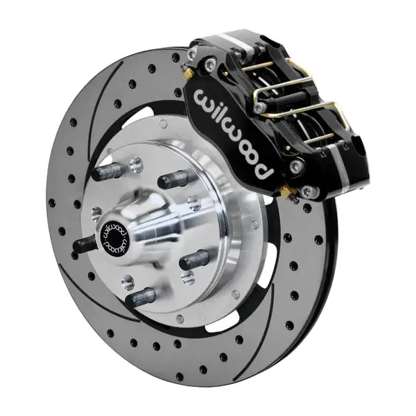 Wilwood Dynapro 4R Front Kit 11.75in SPR Drilled and Slotted Rotors - Black
