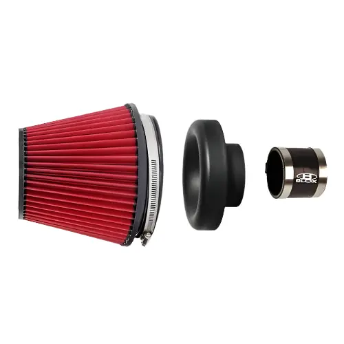 BLOX Racing Performance Filter Kit w/ 3.0inch Velocity Stack Air Filter and 3.0inch Silicone Hose
