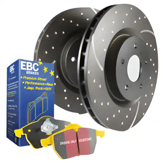 EBC S5 Brake Pad and Rotor Kit 94-04 Mustang Cobra, Bullitt, Mach 1 Rear