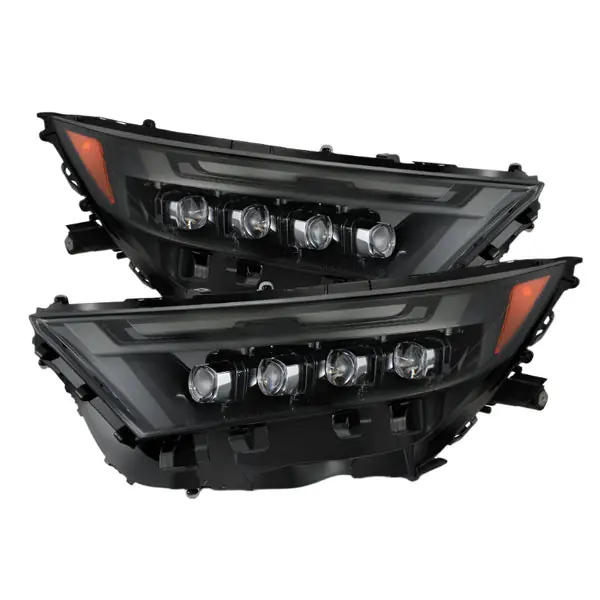 AlphaRex 19-23 Toyota RAV4 NOVA LED Projector Headlights Alpha-Black