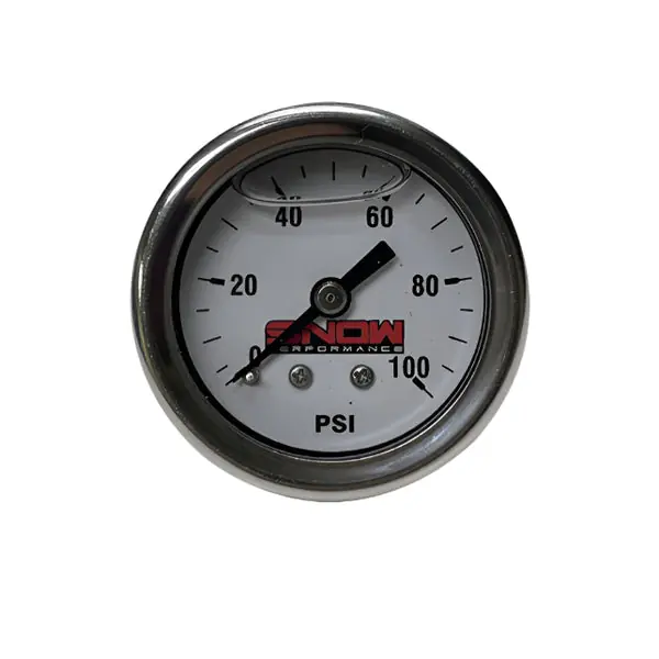 Snow 0-100PSI Fuel Pressure Gauge (1/8in NPT)