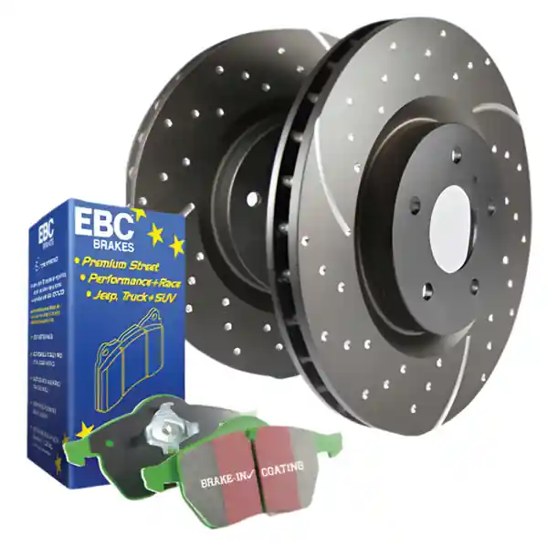 EBC S3 99-02 Jeep Grand Cherokee Front Rotors & Pads
