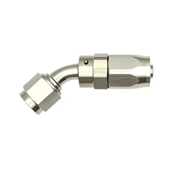 DeatschWerks 6AN Female Swivel 45-Degree Hose End CPE