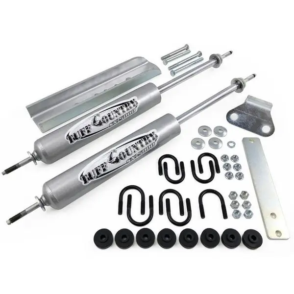 Tuff Country 80-96 Ford F-250 4wd Dual Steering Stabilzer (Parallel Style)