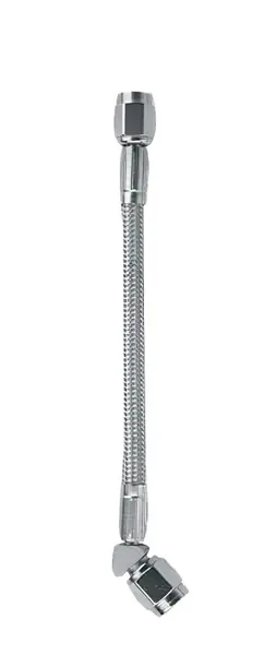 Fragola -4AN PFTE Ext Black Hose Assembly Straight x 90 Degree 40in