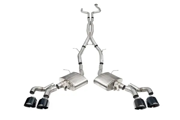 Corsa Xtreme Valved / 3.0 in Cat-Back 4.5 in Slash Tips