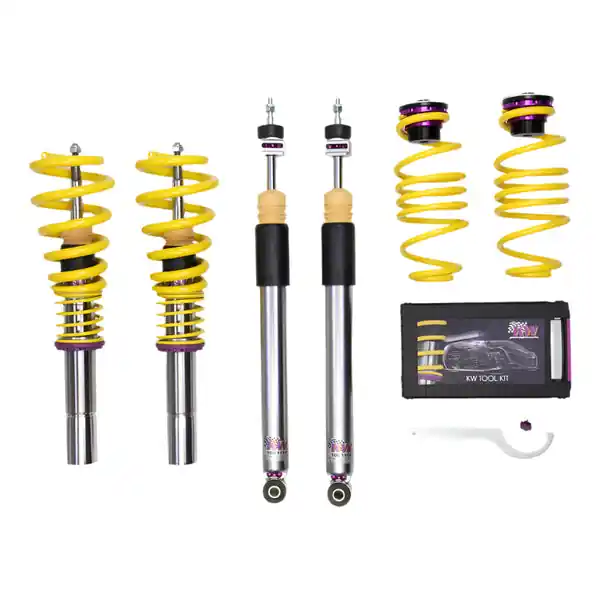 KW Coilover Kit V3 Audi A4 S4 (8K/B8) w/o electronic dampening controlSedan FWD + Quattro