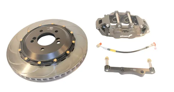 Alcon BMW E46 M3 4 Piston 355x28mm Rear Race Kit - Anodized