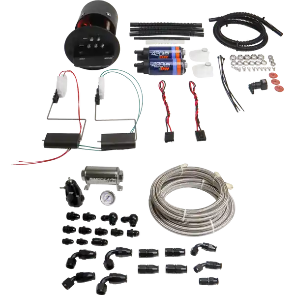 DeatschWerks 92-06 BMW 3-Series E36/E46 X2 Module with DW420 Pumps and PTFE Plumbing Kit