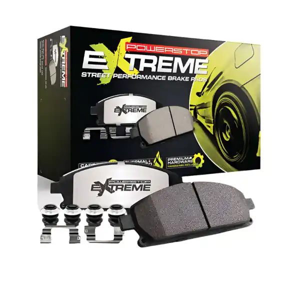 Power Stop 06-07 Subaru B9 Tribeca Front Z26 Extreme Street Brake Pads w/Hardware