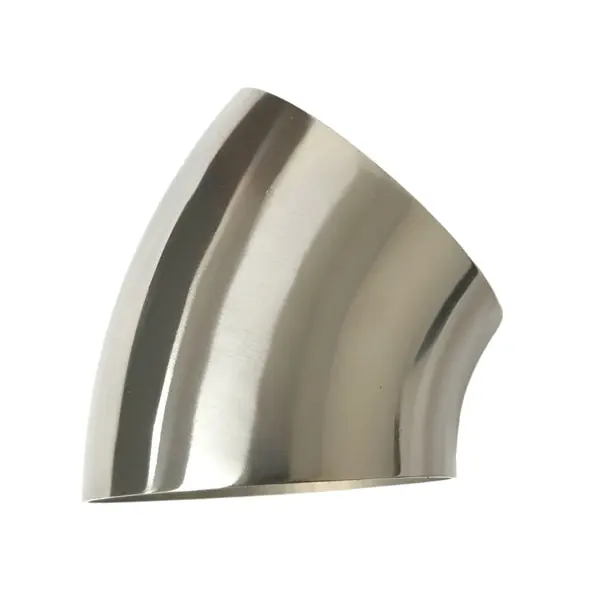 Ticon Industries 3.0in Diameter 45 Degree 1D/3in CLR 1.2mm /.047in Wall Thickness Titanium Elbow