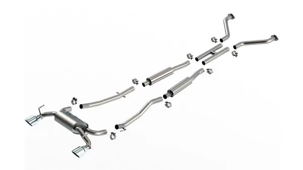 Borla 03-08 Nissan 350Z S Type Catback System - Chrome Tip
