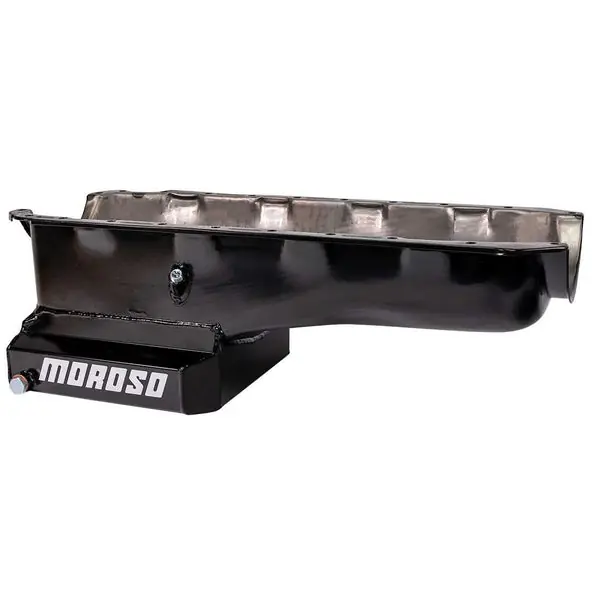 Moroso Chevrolet Big Block Mark IV Kicked Out Wet Sump 6qt 8in Steel Oil Pan