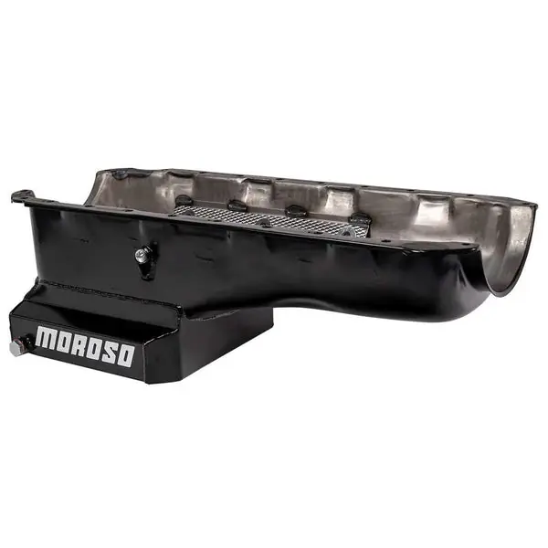 Moroso Chevrolet Big Block Mark IV Kicked Out Wet Sump 6qt 8in Steel Oil Pan