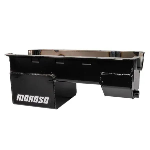Moroso Ford 351W (w/Rear Sump & Billet End Seals) Extra Deep Wet Sump 7qt 9in Steel Oil Pan