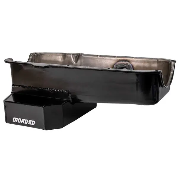 Moroso Pre-80 Chevrolet Small Block (w/Inspection Bung) Wet Sump 7qt 7.5in Steel Oil Pan