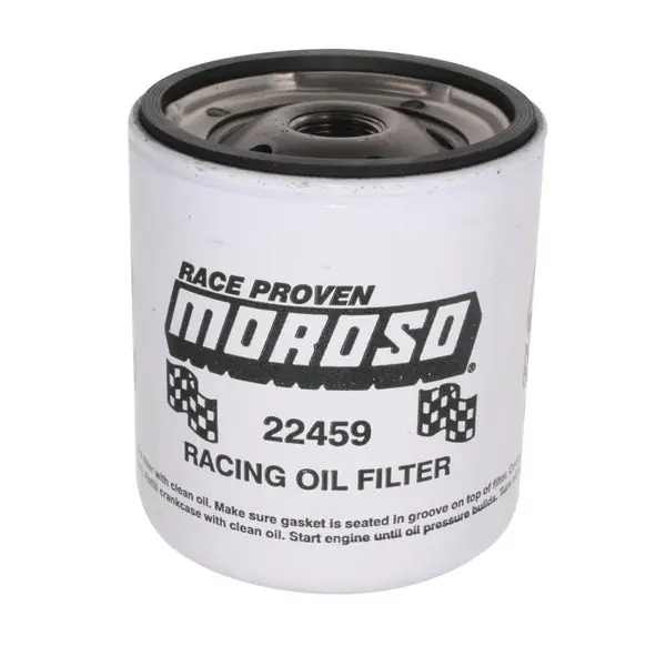 Moroso Chevrolet 13/16in Thread 4-9/32in Tall Oil Filter - Racing