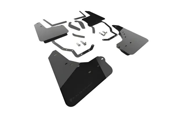 Rally Armor 2025+ Toyota 4Runner Black UR Mud Flap w/ Metallic Black Logo