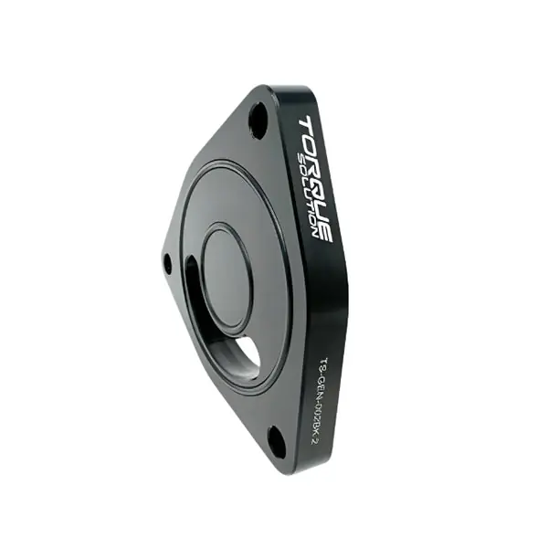 Torque Solution V2 Blow Off BOV Sound Plate (Black): Multiple Applications