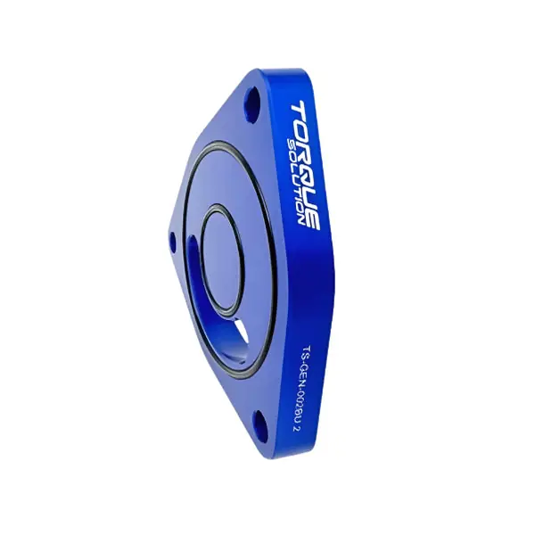 Torque Solution V2 Blow Off BOV Sound Plate (Blue) - Multiple Applications