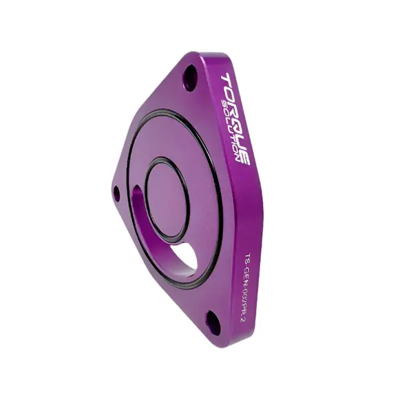 Torque Solution V2 Blow Off BOV Sound Plate (Purple): Multiple Applications
