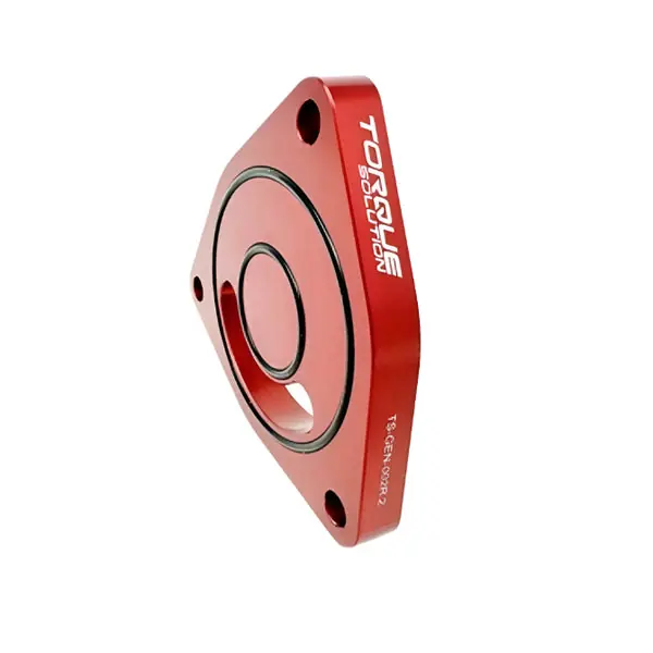 Torque Solution V2 Blow Off BOV Sound Plate (Red): Multiple Applications